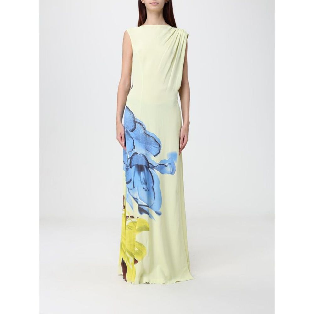 Paul Smith Women Paul Smith Floral-Print Viscose Jersey Long Ceremony Gown